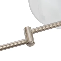 Applique murale en acier avec abat-jour blanc et bras orientable - Ladas Deluxe