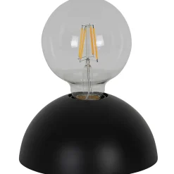 Applique murale en métal noir E27 15W ⌀15 x H.7cm GoodHome Figbird