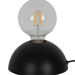 Applique murale en métal noir E27 15W ⌀15 x H.7cm GoodHome Figbird