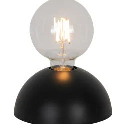 Applique murale en métal noir E27 15W ⌀15 x H.7cm GoodHome Figbird