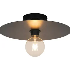 Applique murale en métal noir E27 Ø28.5cm GoodHome Riflebird