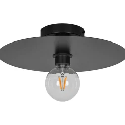 Applique murale en métal noir E27 Ø28.5cm GoodHome Riflebird