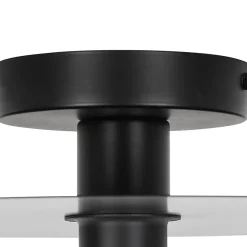 Applique murale en métal noir E27 Ø28.5cm GoodHome Riflebird