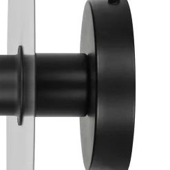 Applique murale en métal noir E27 Ø28.5cm GoodHome Riflebird