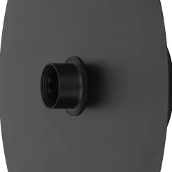 Applique murale en métal noir E27 Ø28.5cm GoodHome Riflebird