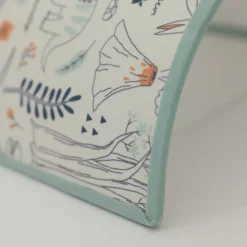 Applique murale enfant bleu, vert tissu dinosaure E14 IP20 H.22cm Seynave