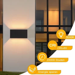 Applique Murale 4er LED Applique Murale - Lampe D'extérieur Intérieur Applique Murale G9
