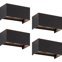 Applique Murale 4er LED Applique Murale - Lampe D'extérieur Intérieur Applique Murale G9