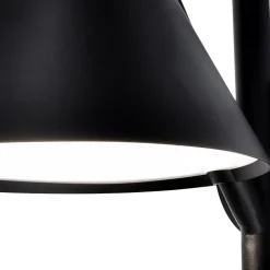 Applique murale Eriksson LED intégrée 600lm 8.5W IP44 GoodHome noir