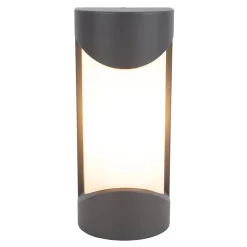 Applique murale exterieure PRALINE 25 cm metal plastique anthracite style moderne dimensions 11 x 8,8 cm douille E27