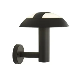 Applique murale exterieur, 1 lumiere, acier inoxydable, gris foncé ,