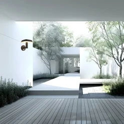 Applique murale extérieur solaire à détecteur de mouvement LED integrée Dreoli noir IP44 970lm Eglo