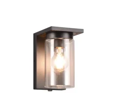 Applique murale extérieur IP44 1xE27 max 40W noire mat - Trio - Ardila