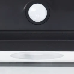 Applique murale extérieur à énergie solaire Piceo 800lm 10W IP44 blanc froid l.15,4 x H.19,4 cm GoodHome noir