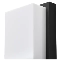 Applique murale extérieur E27 15W IP44 l.12 x H.24,5 cm GoodHome noir