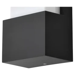 Applique murale extérieur E27 15W IP44 l.12 x H.24,5 cm GoodHome noir
