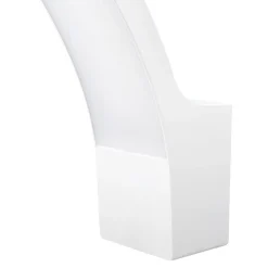 Applique murale extérieur LED intégrée Gambell 1600lm 10W IP44 blanc chaud l.8 x H.24 cm GoodHome blanc