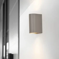 Applique murale extérieur Wiiliam Up&Down gris beton IP44 GU10 35W Corep