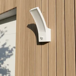 Applique murale extérieur à détection Gambell LED intégrée blanc 10W IP44 GoodHome