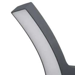 Applique murale extérieure LED integrée Gambell 1600lm 10W IP44 gris anthracite GoodHome