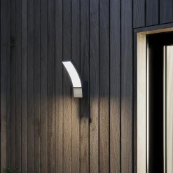 Applique murale extérieure LED integrée Gambell 1600lm 10W IP44 gris anthracite GoodHome