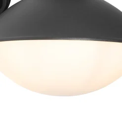 Applique murale extérieure moderne noire IP44 - Marcel