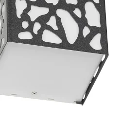 Applique murale extérieure moderne noire IP44 - Nicole