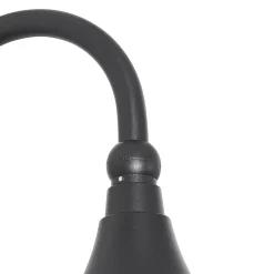 Applique murale extérieure intelligente noire IP44 avec Wifi A60 - Daphne