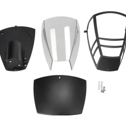 Applique murale extérieure IP44 E27 noire Imma Black W applique extérieure luminaire mural extérieur lampe murale extérieure