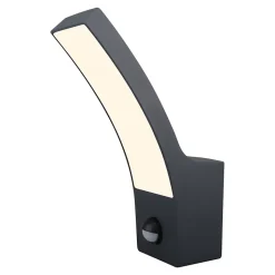 Applique murale extérieure détecteur de mouvement Gambell 1600ml 10W IP44 gris anthracite GoodHome