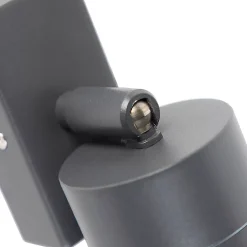 Applique murale extérieure anthracite IP44 orientable et inclinable - Solo