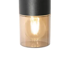 Applique murale extérieure moderne noire 2 lumières IP44 - Odense