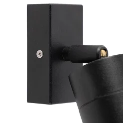 Applique murale extérieure noire orientable IP44 - Solo