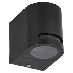 Applique murale extérieure IP54 GU10 noir/blanc Vira 1 applique extérieure luminaire mural extérieur lampe murale extérieure