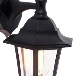 Applique murale extérieure intelligente noire IP44 avec Wifi ST64 - New Haven