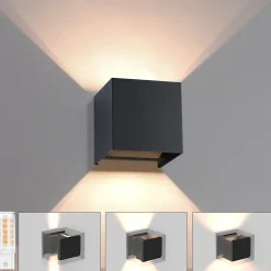 Applique Murale Extérieure Ip65 Étanche Haut Et Bas Faisceau Lumineux Réglable 3w