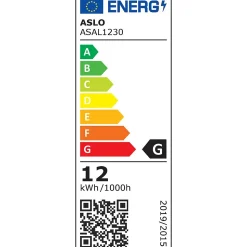 Applique murale extérieure Lampe LED 12W 3000K blanc chaud IP65 ASLO