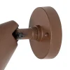 Applique murale extérieure moderne brun rouille IP44 orientable - Ciara