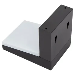 Applique murale extérieure solaire LED intégrée à détection Tomman 650 lm IP44 noir GoodHome