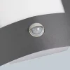 Applique murale extérieure anthracite avec détecteur de mouvement IP44 - Emmerald 1