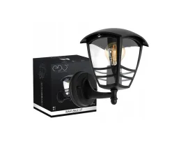 Applique murale extérieure IP44 E27 noire Imma Black UP applique extérieure luminaire mural extérieur lampe murale extérieure