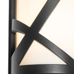 Applique murale extérieure moderne noire IP44 - Suzie