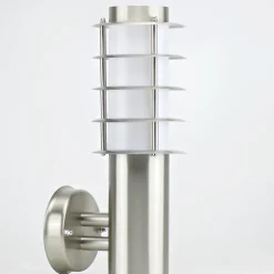 Applique murale extérieure Ladin-2 en inox E27 60W