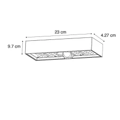 Applique murale extérieure noire avec lumière à intensité variable et capteur solaire - Kayo