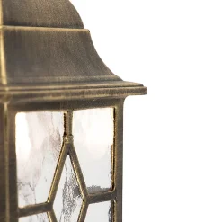 Applique murale extérieure romantique en bronze - Londres