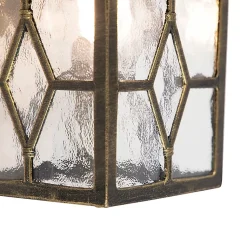 Applique murale extérieure romantique en bronze - Londres