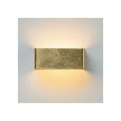 Applique murale feuille d'or LED - 20 cm - Quadra