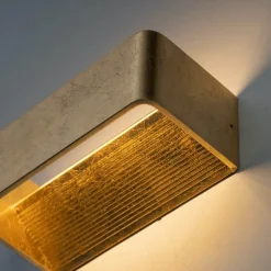 Applique murale feuille d'or LED - 20 cm - Quadra