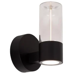 Applique murale FILANI en métal avec LED intégré - Noir - Lucide