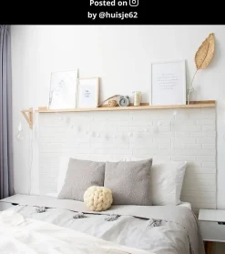 Applique murale FIX en bois avec 1xE27 - Blanc - Lucide